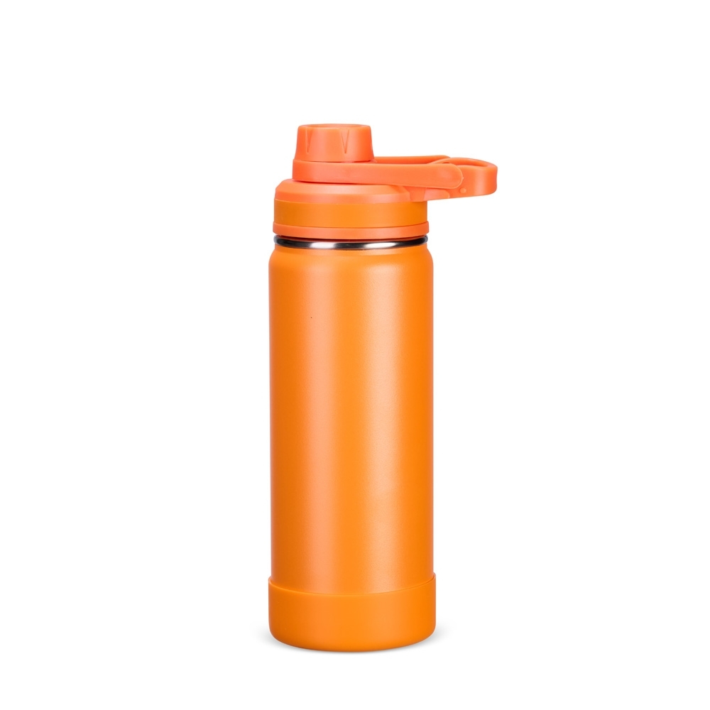 Garrafa Térmica 550ml em Pelotas – Laranja | Produto Promocional