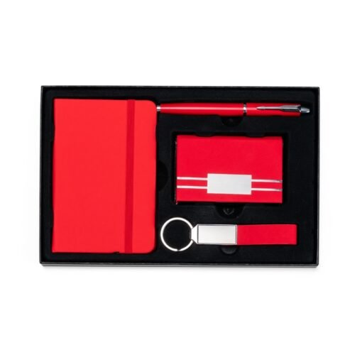 KIT EXECUTIVO 4 PEÇAS SPX-19220-VM NA COR VERMELHO