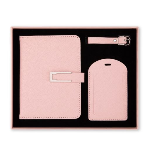 KIT VIAGEM 2 PEÇAS SPX-19146-ROS NA COR ROSA