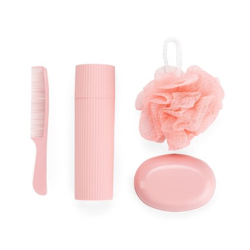 KIT VIAGEM 4 PEÇAS SPX-19205-ROS NA COR ROSA - Imagem 7