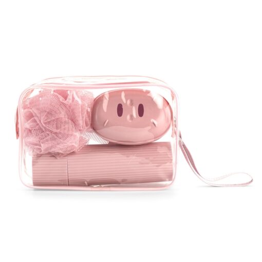 KIT VIAGEM 4 PEÇAS SPX-19205-ROS NA COR ROSA - Imagem 4