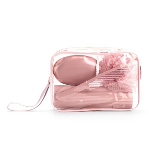 KIT VIAGEM 4 PEÇAS SPX-19205-ROS NA COR ROSA