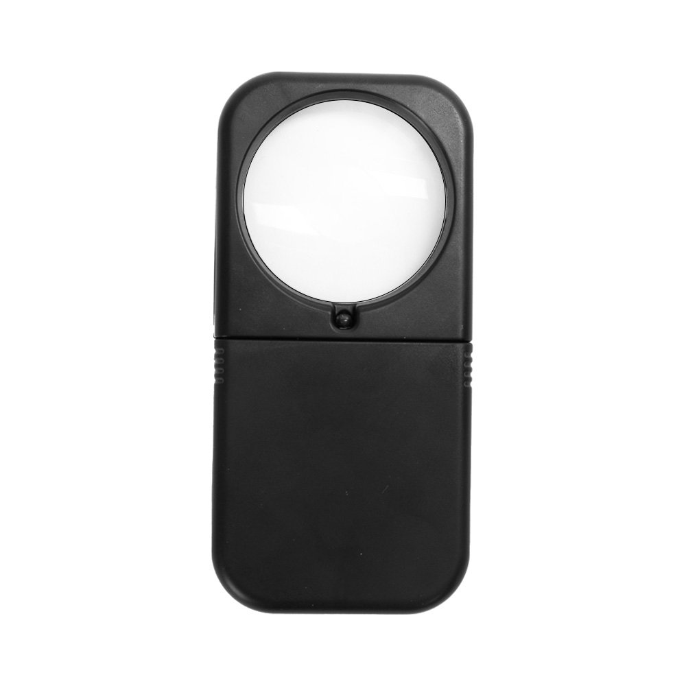 LUPA COM LANTERNA LED SPX-15519-PRE NA COR PRETO