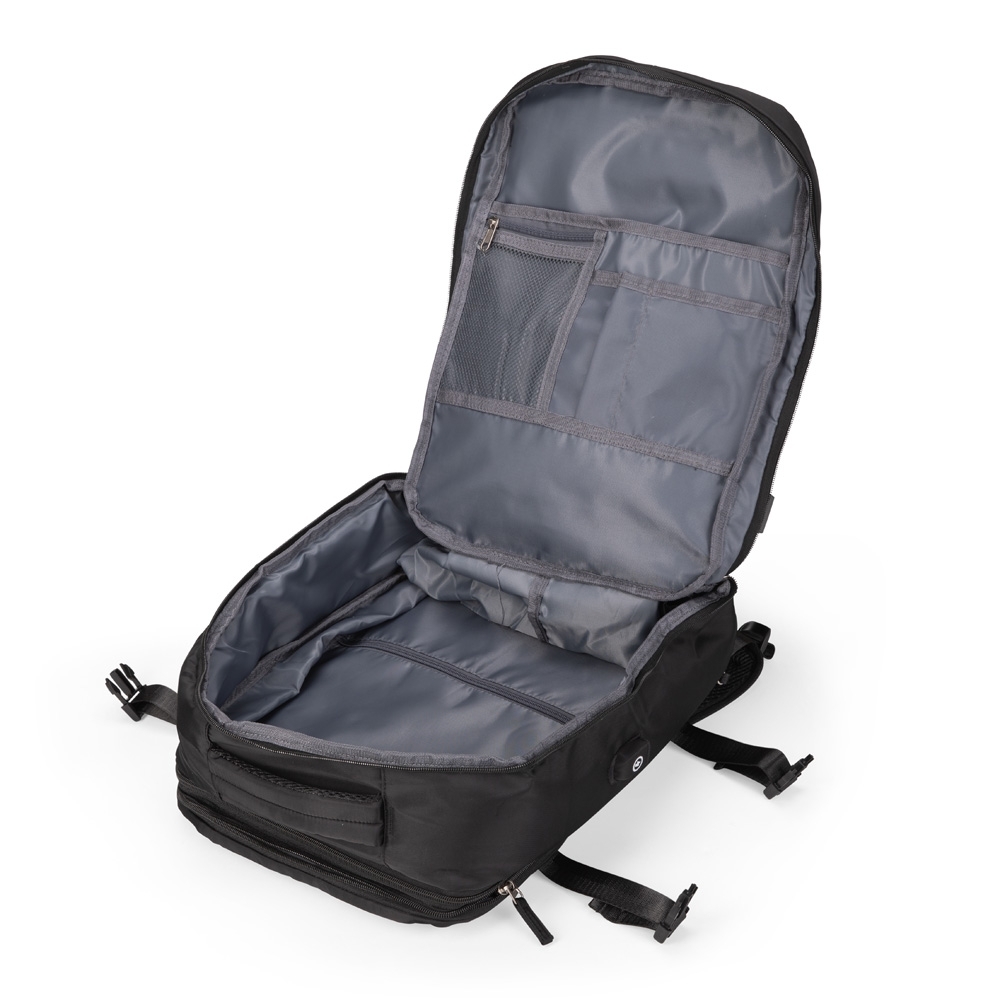 MOCHILA EXPANSÍVEL 36L SPX-02219-PRE NA COR PRETO - Imagem 4