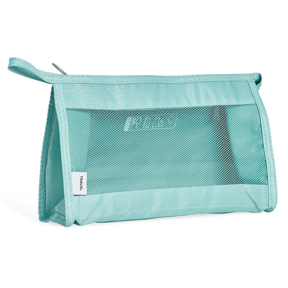 NÉCESSAIRE ORGANIZADORA DE POLIÉSTER SPX-18686-AZC NA COR AZUL