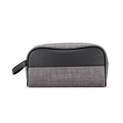 NÉCESSAIRE PU SPX-19209-CZE/PRE NA COR CINZA