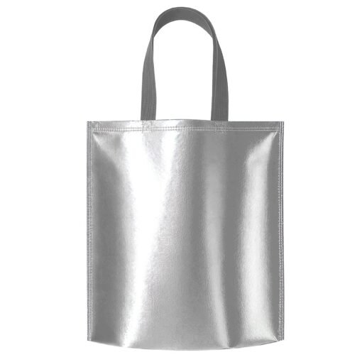 SACOLA TNT METALIZADO SPX-15452N-PRA NA COR PRATA