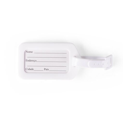 TAG IDENTIFICADOR DE BAGAGEM SPX-19204-BCO NA COR BRANCO