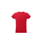 Camiseta unissex de corte regular SP-30512-105-G na cor Vermelho