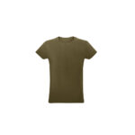 Camiseta unissex de corte regular SP-30512-149-P na cor Verde tropa