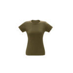 Camiseta feminina SP-30514-149-M na cor Verde tropa