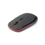 Mouse wireless 2'4G em ABS 100% reciclado SP-57398-105 na cor Vermelho