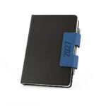 Agenda A5 com capa dura em PU SP-66108-104 na cor Azul