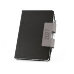 Agenda A5 com capa dura em PU SP-66108-113 na cor Cinza