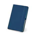 Porta cartões em kraft reciclado com elástico SP-93735-104 na cor Azul