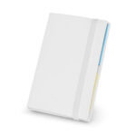 Porta cartões em kraft reciclado com elástico SP-93735-106 na cor Branco