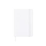 CADERNETA EMBORRACHADA SEM PAUTA SPX-03009NS-BCO NA COR BRANCO