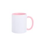 CANECA CERÂMICA 330ML SPX-13282-BCO/ROS NA COR BRANCO