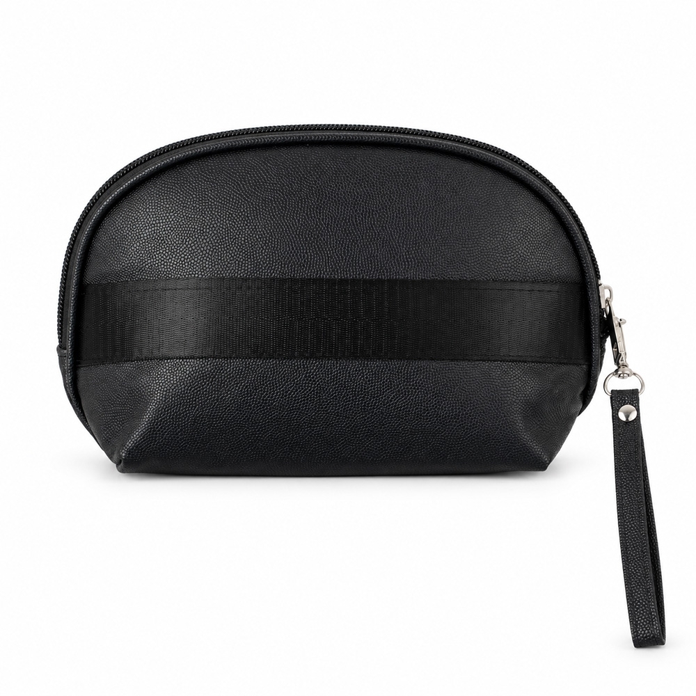 NÉCESSAIRE EM PU SPX-19222-PRE NA COR PRETO