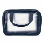 NÉCESSAIRE PVC SPX-18810B-AZE NA COR AZUL