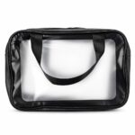 NÉCESSAIRE PVC SPX-18810B-PRE NA COR PRETO