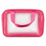 NÉCESSAIRE PVC SPX-18810B-RSE NA COR ROSA