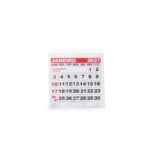 REFIL CALENDÁRIO DE IMÃ SPX-15502-BCO NA COR PRETO